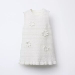 Zara Knit Floral Sleeveless Dress